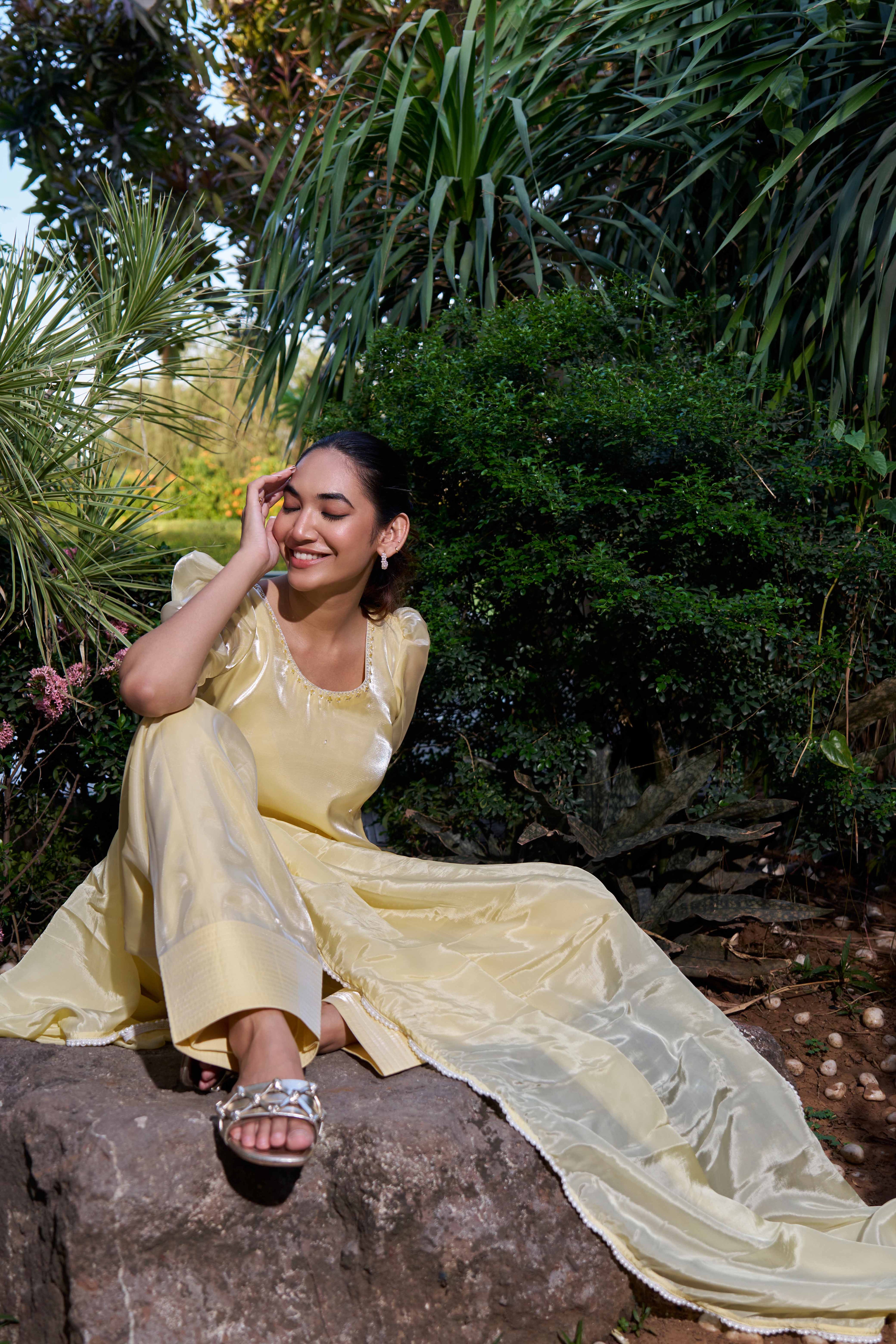 Ruhi Suit Yellow