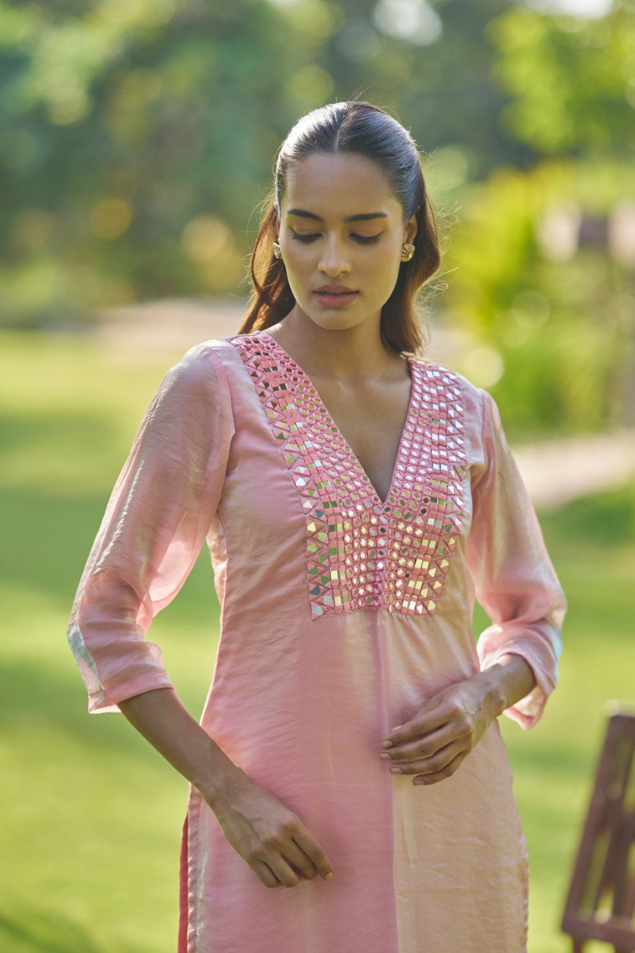 Tishya suit Pink
